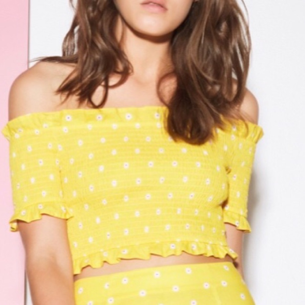 The Fifth Label Fiesta Smocked Crop Top